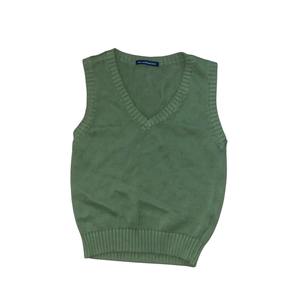 Brandy Melville Olive Knit Vest